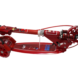 اسکوتر سه چرخ ژله ای چراغ دار قرمز طرح دختر کفشدوزکی-اسباب بازی